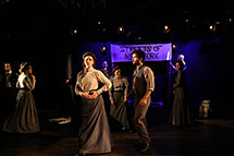 George Demas, Stephanie Regina, Shira Averbuch, Spencer Aste, Lynn Mancinelli, Jared Young, Mara Beier, Dewey Caddell - photo by Dixie Sheridan