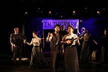 Spencer Aste, Lynn Mancinelli, Mara Beier, Jared Young, Dewey Caddell, Shira Averbuch, George Demas, Stephanie Regina, Emily Kratter - photo by Dixie Sheridan